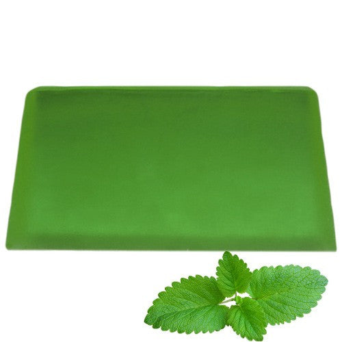 Peppermint Aromatherapy Soap Slice