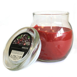 Cherry Scented Large Glass Jar Candle