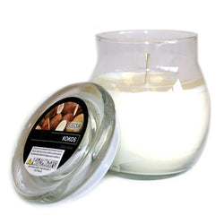 Coconut Scented Large Glass Jar Candle