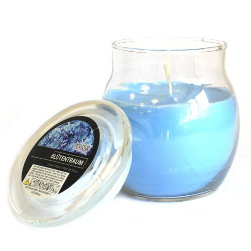 Spring Blossom Scented Large Glass Jar Candle