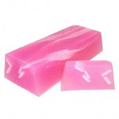 Pink Champagne Handcrafted Soap Slice